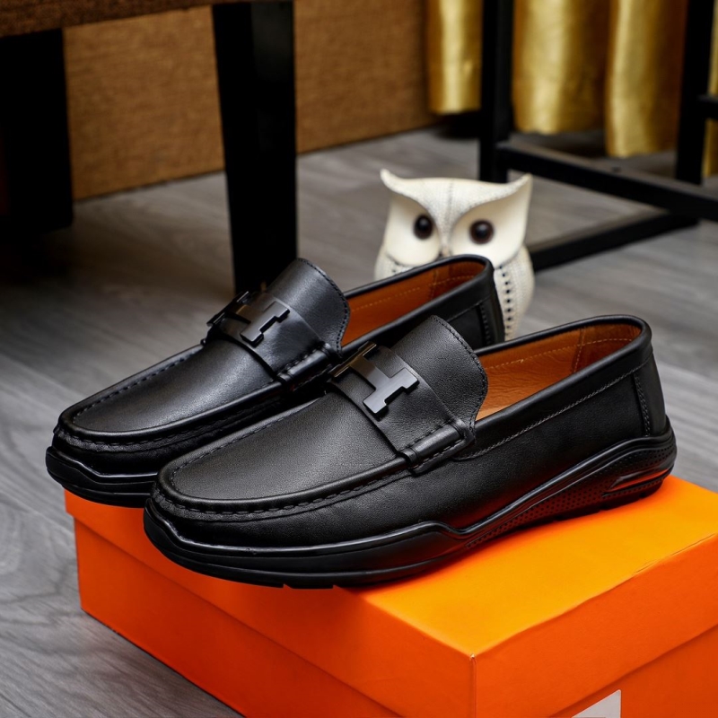 H**mes leather shoes